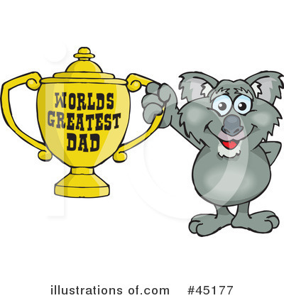 Royalty-Free (RF) Fathers Day Clipart Illustration by Dennis Holmes Designs - Stock Sample #45177