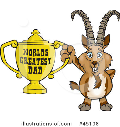 Ibex Clipart #45198 by Dennis Holmes Designs