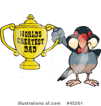 Royalty-Free (RF) Fathers Day Clipart Illustration by Dennis Holmes Designs - Stock Sample #45201