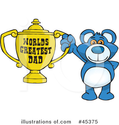 Royalty-Free (RF) Fathers Day Clipart Illustration by Dennis Holmes Designs - Stock Sample #45375
