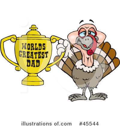 Turkey Clipart #45544 by Dennis Holmes Designs