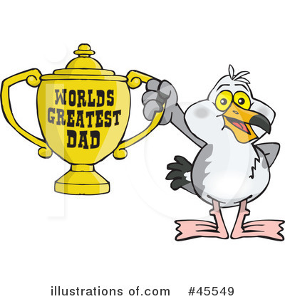 Royalty-Free (RF) Fathers Day Clipart Illustration by Dennis Holmes Designs - Stock Sample #45549