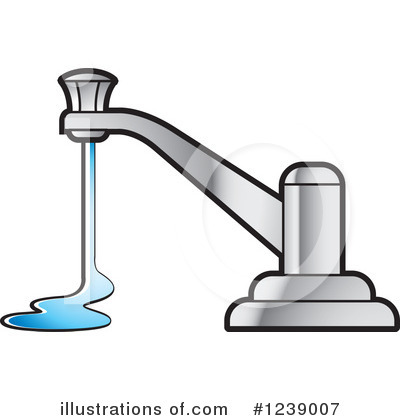 Royalty-Free (RF) Faucet Clipart Illustration by Lal Perera - Stock Sample #1239007
