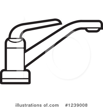 Royalty-Free (RF) Faucet Clipart Illustration by Lal Perera - Stock Sample #1239008