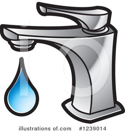Royalty-Free (RF) Faucet Clipart Illustration by Lal Perera - Stock Sample #1239014