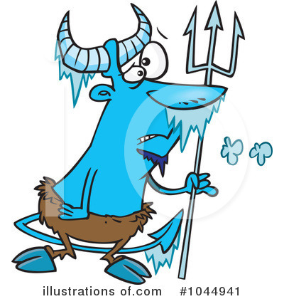 Royalty-Free (RF) Faun Clipart Illustration by toonaday - Stock Sample #1044941