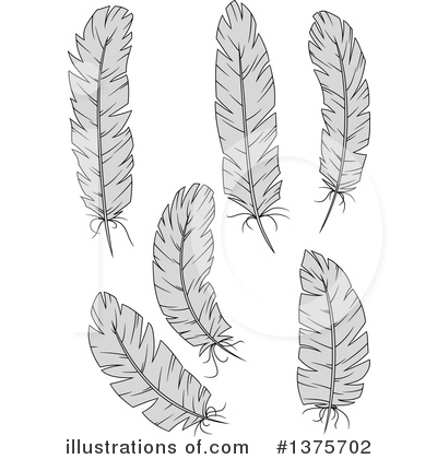 Royalty-Free (RF) Feather Clipart Illustration by Vector Tradition SM - Stock Sample #1375702