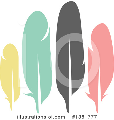 Royalty-Free (RF) Feather Clipart Illustration by elena - Stock Sample #1381777