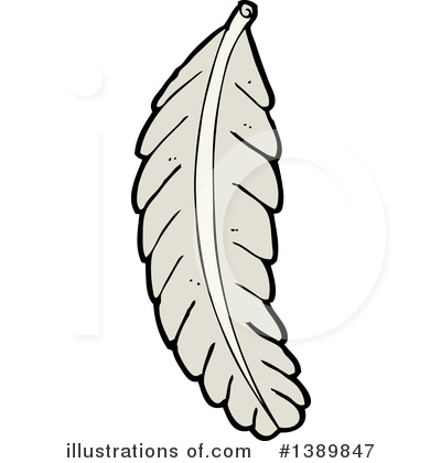 Royalty-Free (RF) Feather Clipart Illustration by lineartestpilot - Stock Sample #1389847