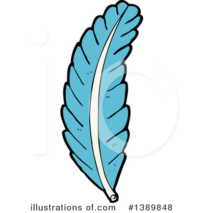 Royalty-Free (RF) Feather Clipart Illustration by lineartestpilot - Stock Sample #1389848