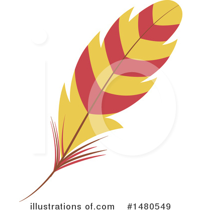 Royalty-Free (RF) Feather Clipart Illustration by Cherie Reve - Stock Sample #1480549