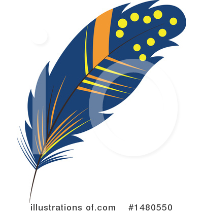 Royalty-Free (RF) Feather Clipart Illustration by Cherie Reve - Stock Sample #1480550