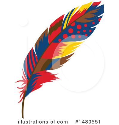 Feather Clipart #1480551 by Cherie Reve