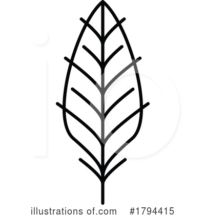 Royalty-Free (RF) Feather Clipart Illustration by Vector Tradition SM - Stock Sample #1794415