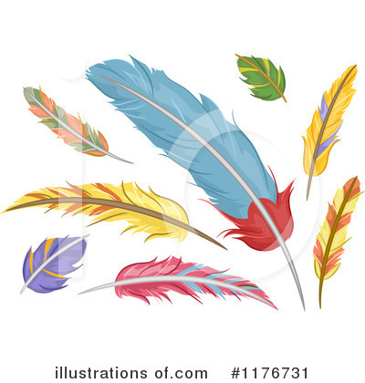 Royalty-Free (RF) Feathers Clipart Illustration by BNP Design Studio - Stock Sample #1176731