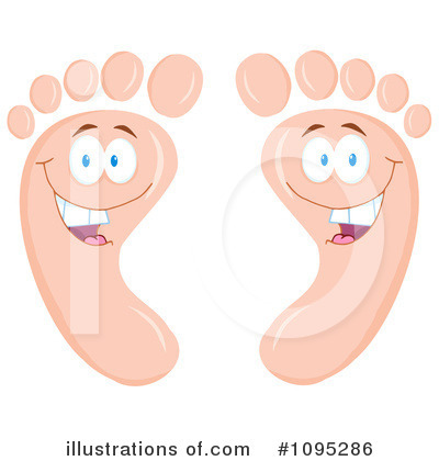 Foot Clipart #1095286 by Hit Toon
