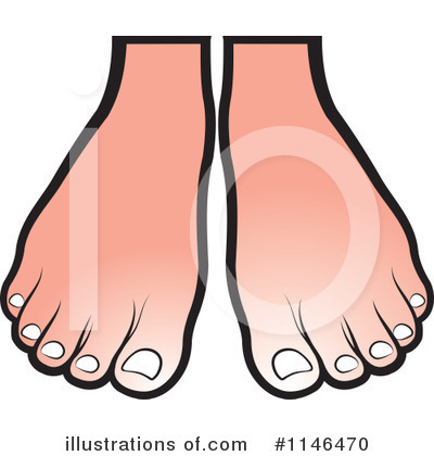 Feet Clipart #1146470 by Lal Perera