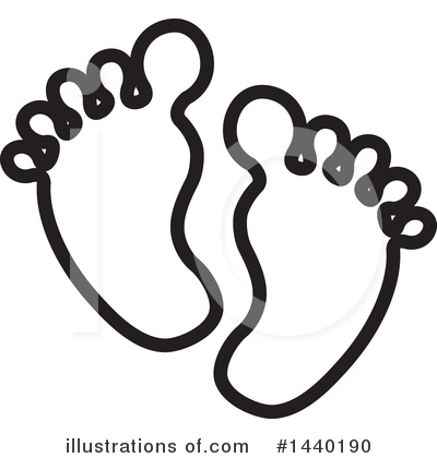 Feet Clipart #1440190 by ColorMagic