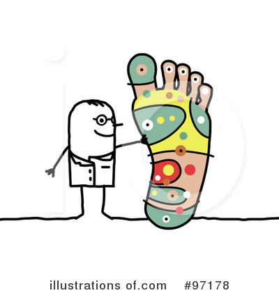 Royalty-Free (RF) Feet Clipart Illustration by NL shop - Stock Sample #97178
