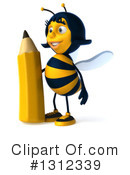 Female Bee Clipart #1312339 by Julos