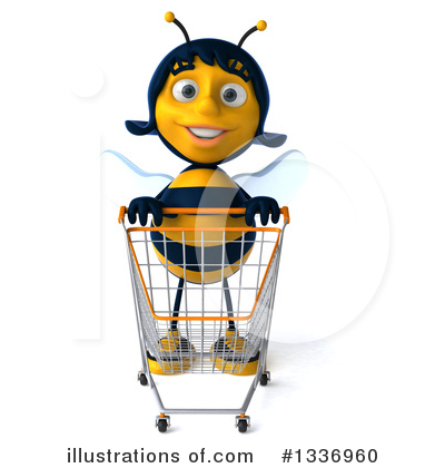 Female Bee Clipart #1336960 by Julos
