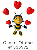 Female Bee Clipart #1336972 by Julos