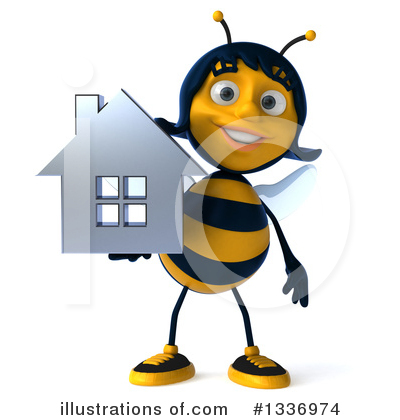 Female Bee Clipart #1336974 by Julos
