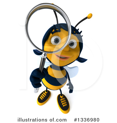 Female Bee Clipart #1336980 by Julos