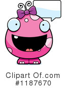 Female Monster Clipart #1187670 by Cory Thoman