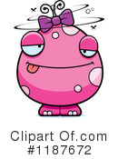 Female Monster Clipart #1187672 by Cory Thoman