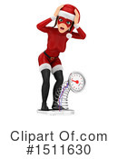 Female Santa Clipart #1511630 by Texelart