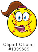 Female Softball Clipart #1399689 by Hit Toon