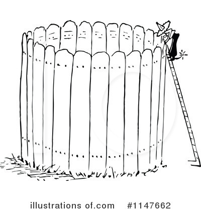 Fence Clipart #1147662 by Prawny Vintage