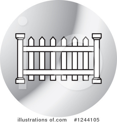 Royalty-Free (RF) Fence Clipart Illustration by Lal Perera - Stock Sample #1244105