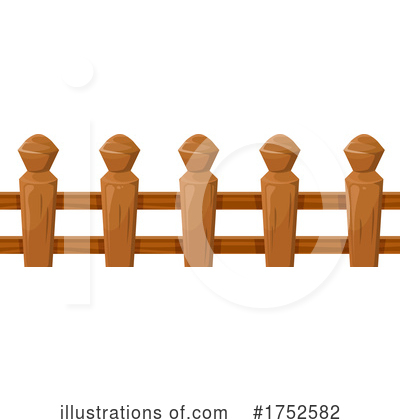 Fence Clipart #1752582 by Vector Tradition SM