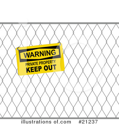 Royalty-Free (RF) Fence Clipart Illustration by elaineitalia - Stock Sample #21237
