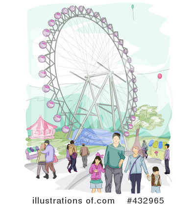 Ferris Wheel Clipart #432965 by BNP Design Studio