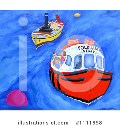 Royalty-Free (RF) Ferry Clipart Illustration by Prawny - Stock Sample 