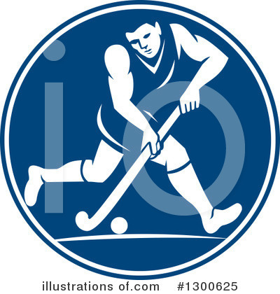 Field Hockey Clipart #1300625 by patrimonio