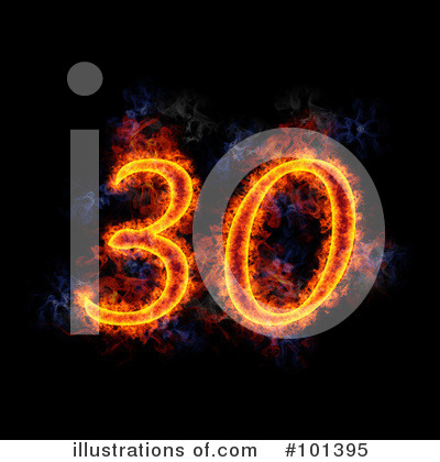 Royalty-Free (RF) Fiery Clipart Illustration by Michael Schmeling - Stock Sample #101395