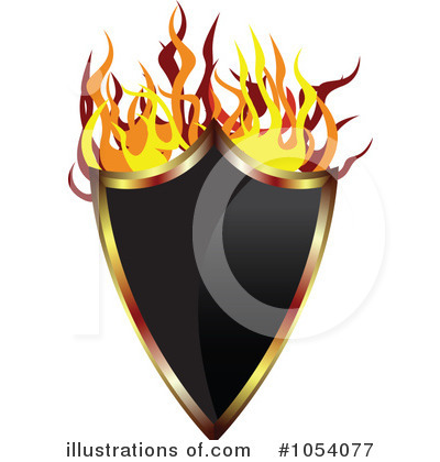 Royalty-Free (RF) Fiery Clipart Illustration by vectorace - Stock Sample #1054077