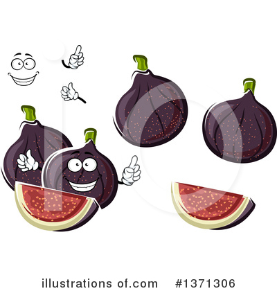 Royalty-Free (RF) Fig Clipart Illustration by Vector Tradition SM - Stock Sample #1371306