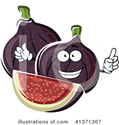 Royalty-Free (RF) Fig Clipart Illustration by Vector Tradition SM - Stock Sample #1371307