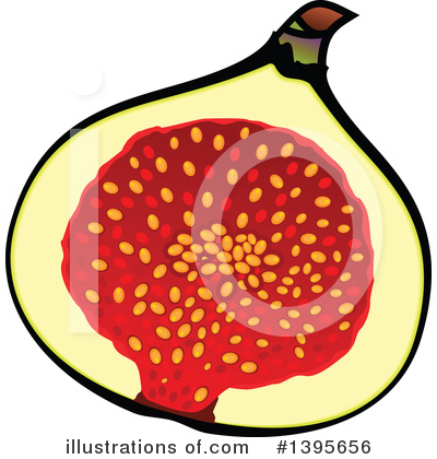 Royalty-Free (RF) Fig Clipart Illustration by Vector Tradition SM - Stock Sample #1395656