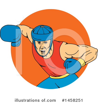 Royalty-Free (RF) Fighter Clipart Illustration by patrimonio - Stock Sample #1458251