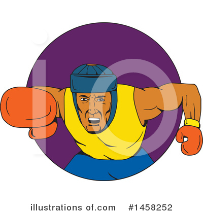 Royalty-Free (RF) Fighter Clipart Illustration by patrimonio - Stock Sample #1458252