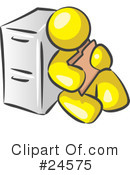 Filing Clipart #24575 by Leo Blanchette