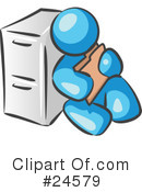 Filing Clipart #24579 by Leo Blanchette