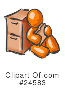 Filing Clipart #24583 by Leo Blanchette