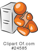 Filing Clipart #24585 by Leo Blanchette